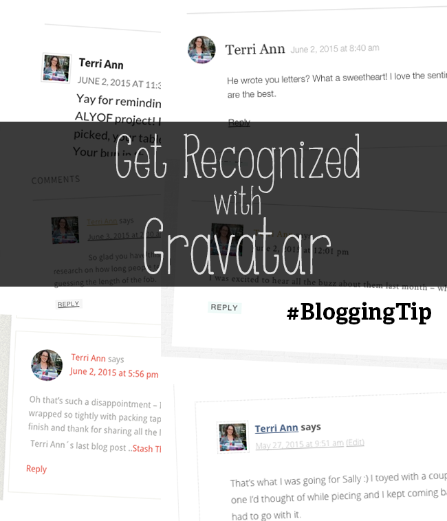 Get recognized online in your comments by using Gravatar. Blogging tip for  being more active in your niche community!