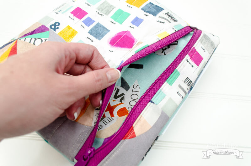 Finished Quilter's Planner with Zipper Pouch